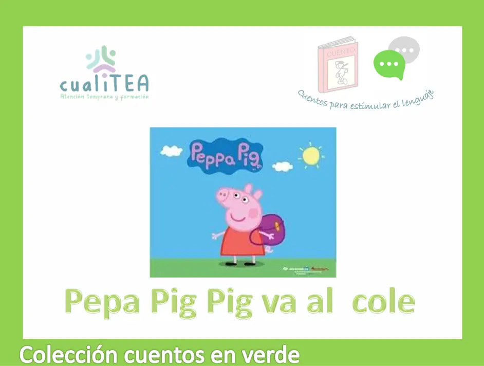 Portada: PEPPA PIG VA AL COLE
